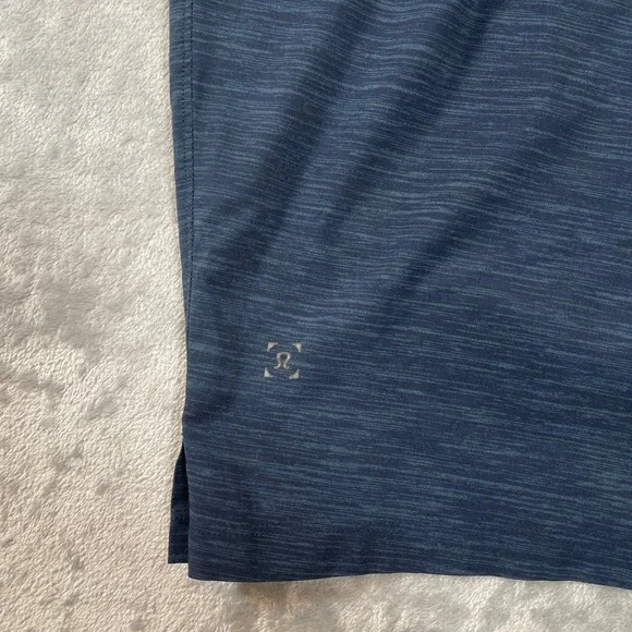Lululemon ABC Shorts Mens Size Large Navy Blue Textured Athletic - Picture 3 of 6